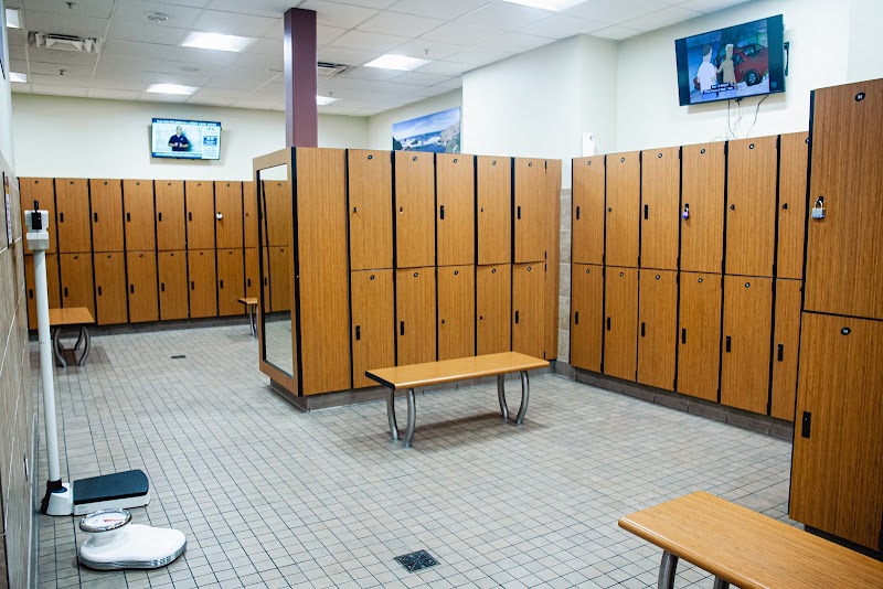 Clean, spacious locker room