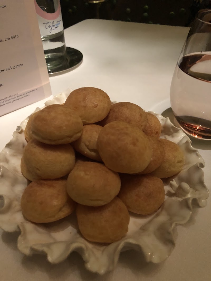 Warm gougères, freshly baked