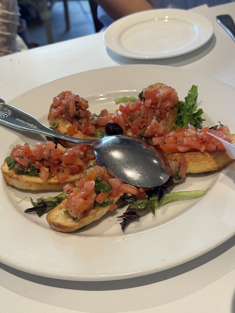 Fresh bruschetta, toasted crostini