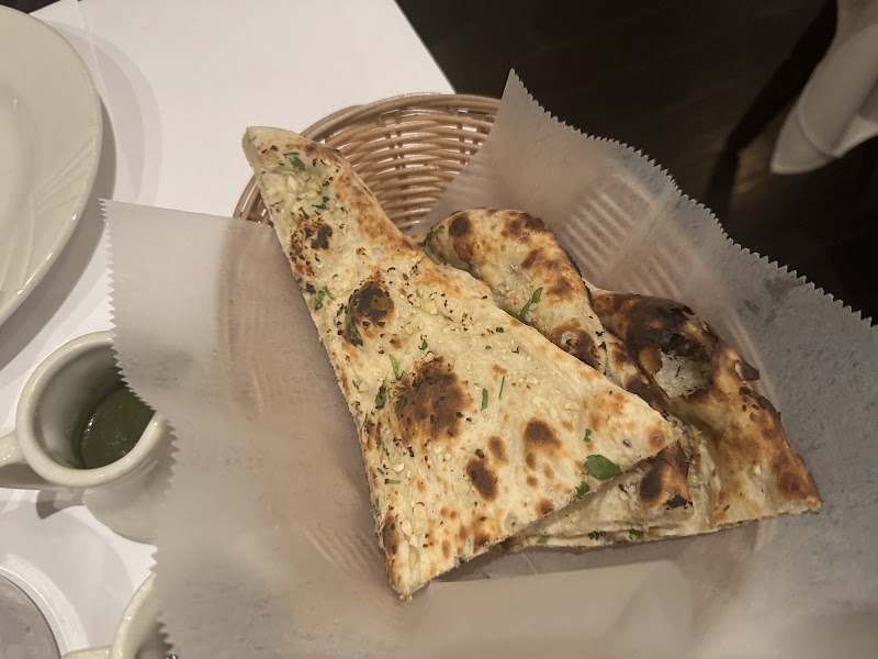 Fresh naan, warm basket