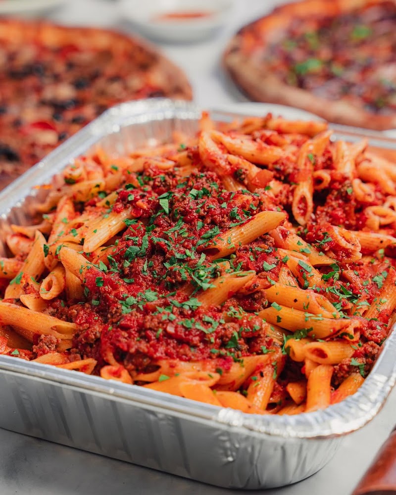 Hearty penne, catered fresh