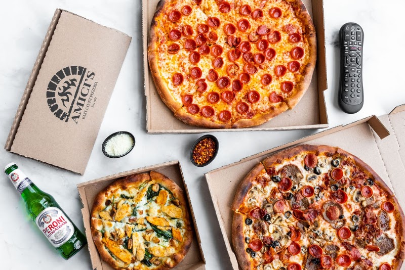 Pizza night, delivered hot