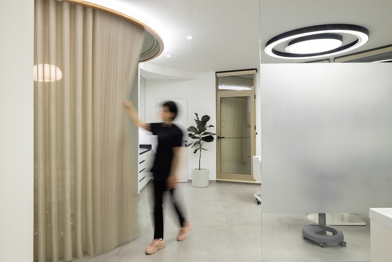 Clean, modern treatment space