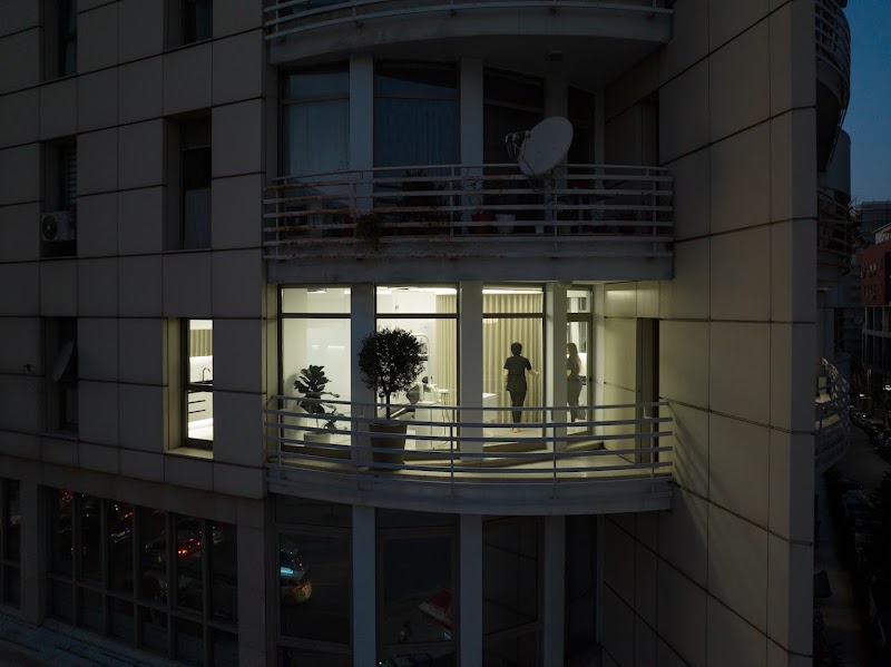 Clinic glowing after hours