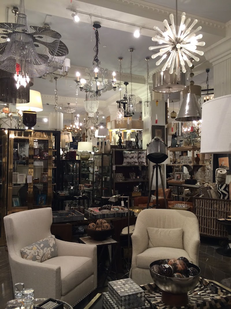 Elegant lighting and seating vignettes