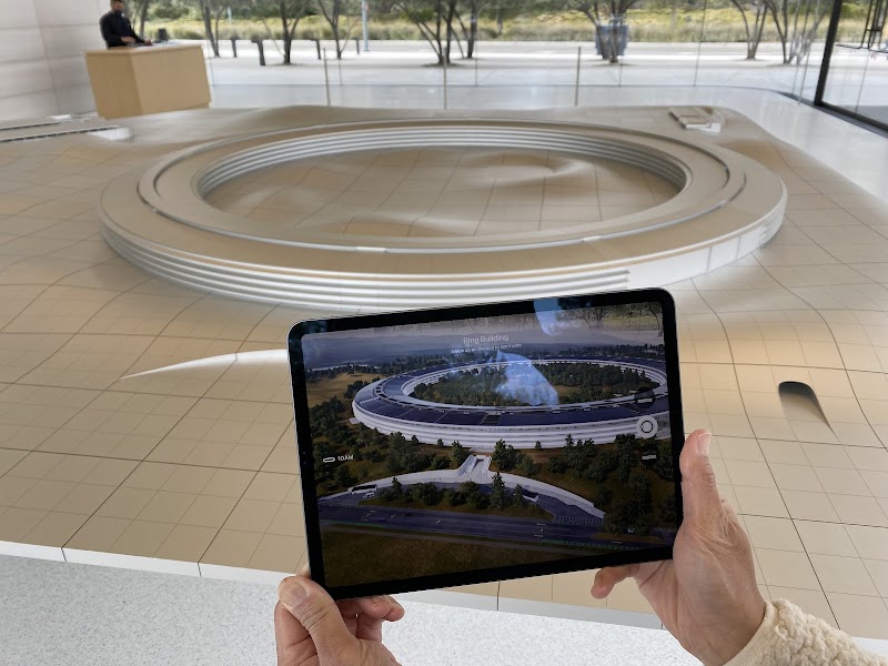 AR campus model exploration