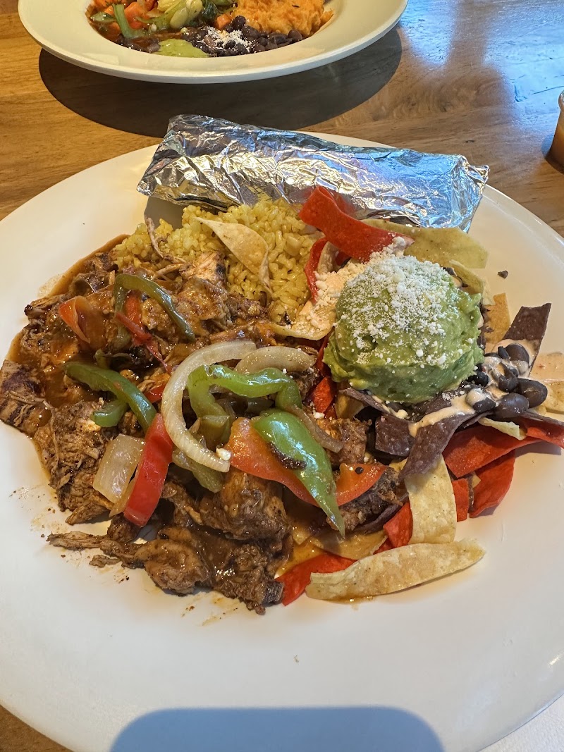 Hearty Cal-Mex fajita plate