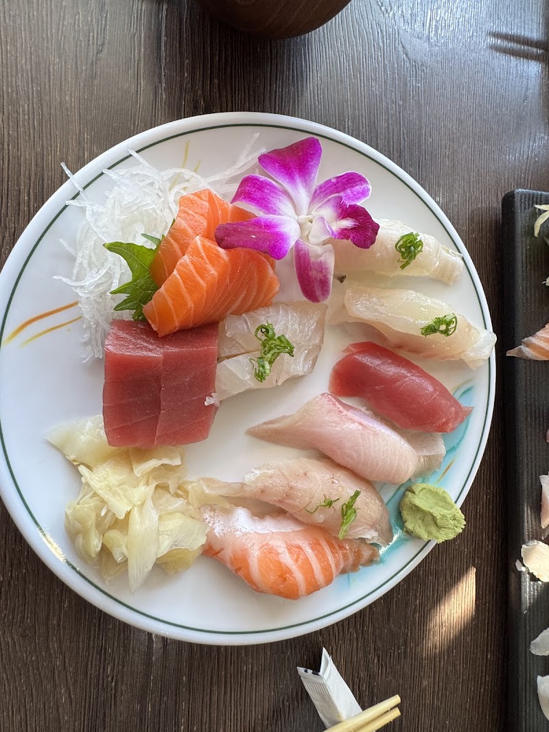 Fresh sashimi & nigiri plate