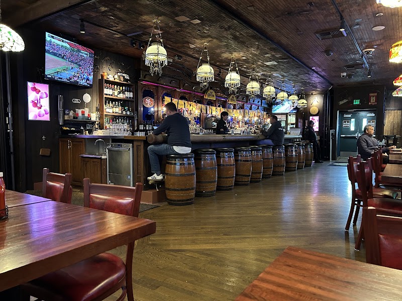 Bar area, sports on screen