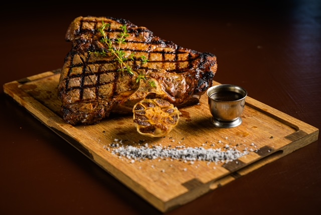 Perfectly grilled dry-aged steak