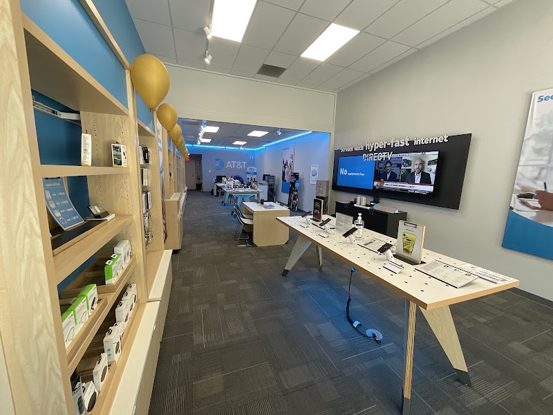 Modern open store interior