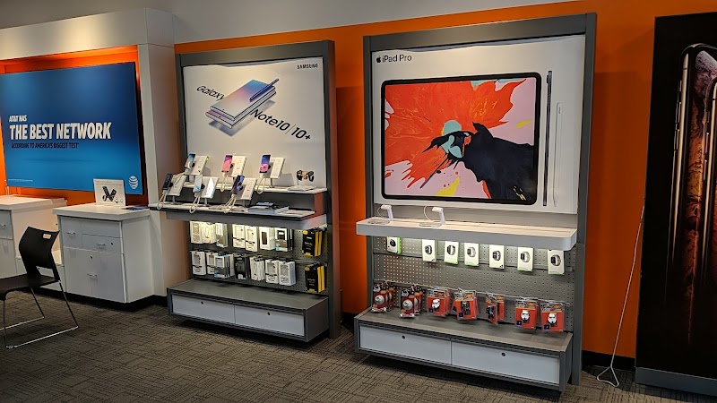 Phones and tablets on display