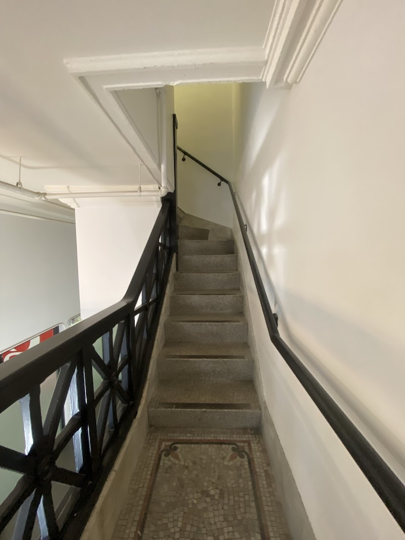 Historic staircase to services