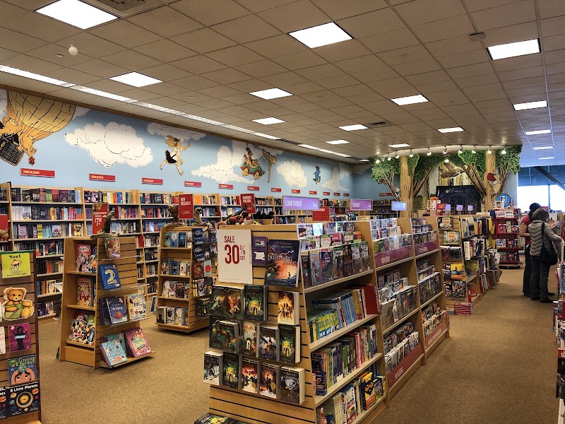 Bright, inviting children's section