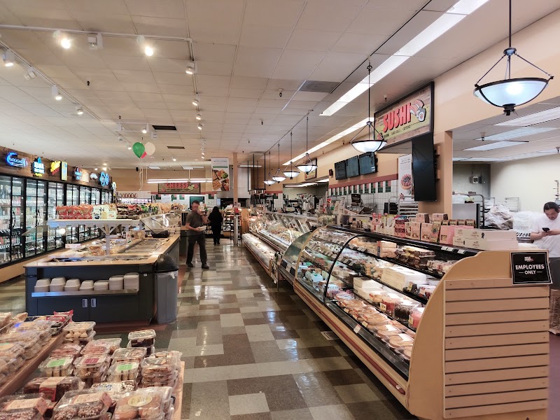 Fresh deli and sushi counter