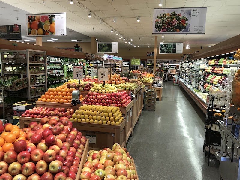 Vibrant farm-fresh produce section