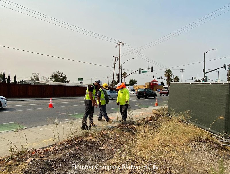 Crew assessing job site