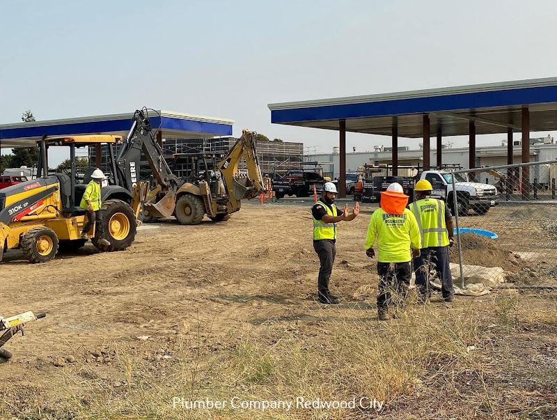 Large-scale excavation work underway