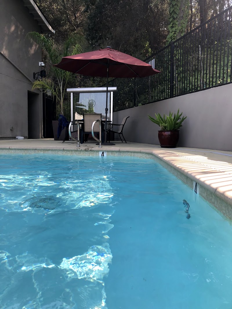 Refreshing outdoor pool area