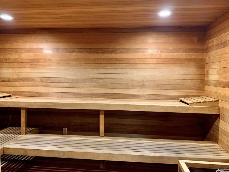 Warm cedar sauna retreat