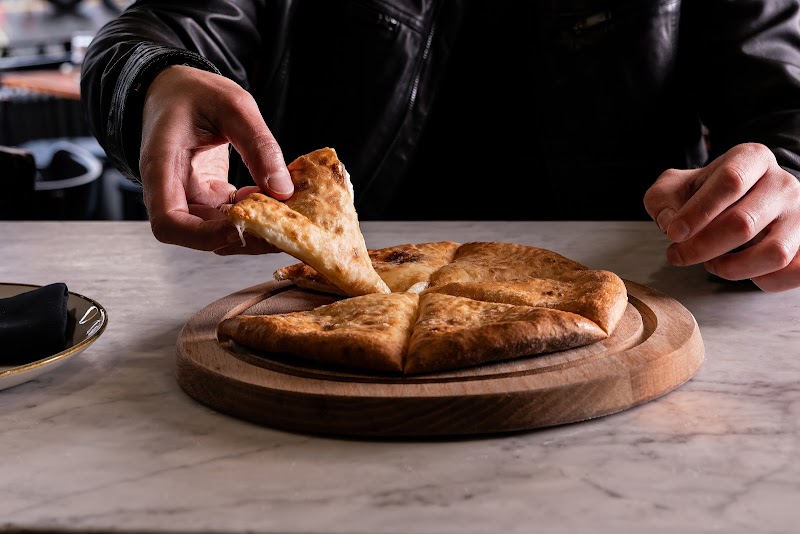 Freshly pulled Georgian bread