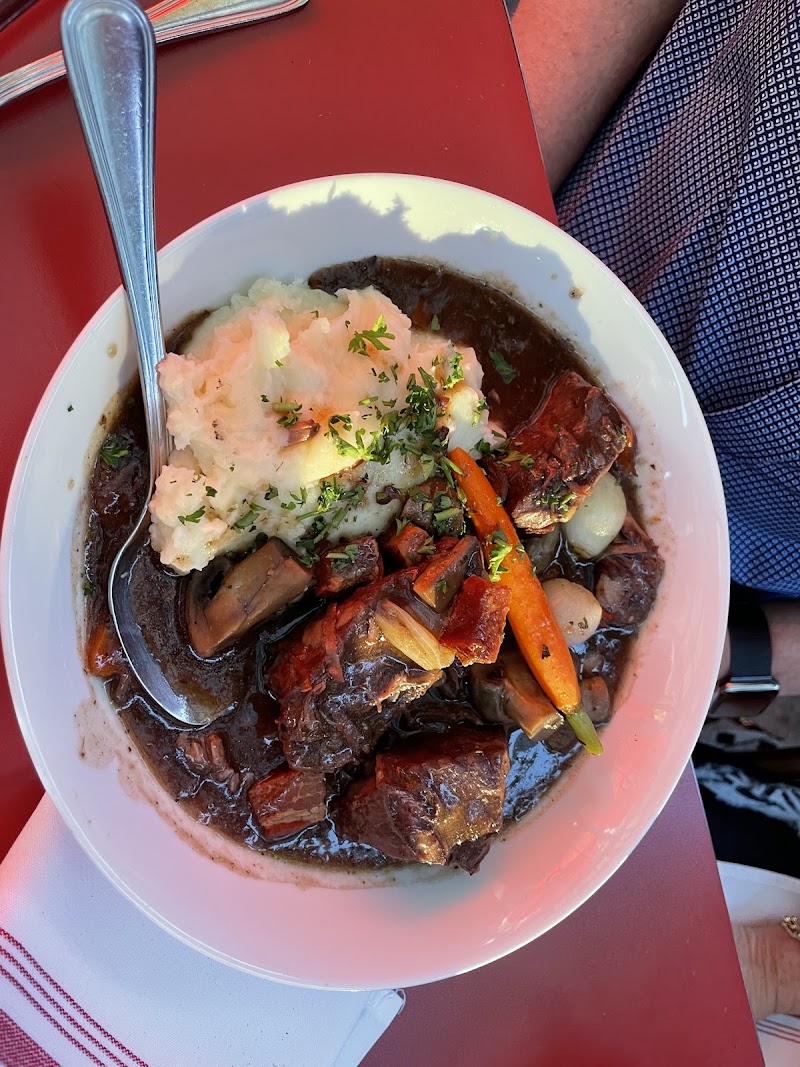 Hearty beef bourguignon bowl