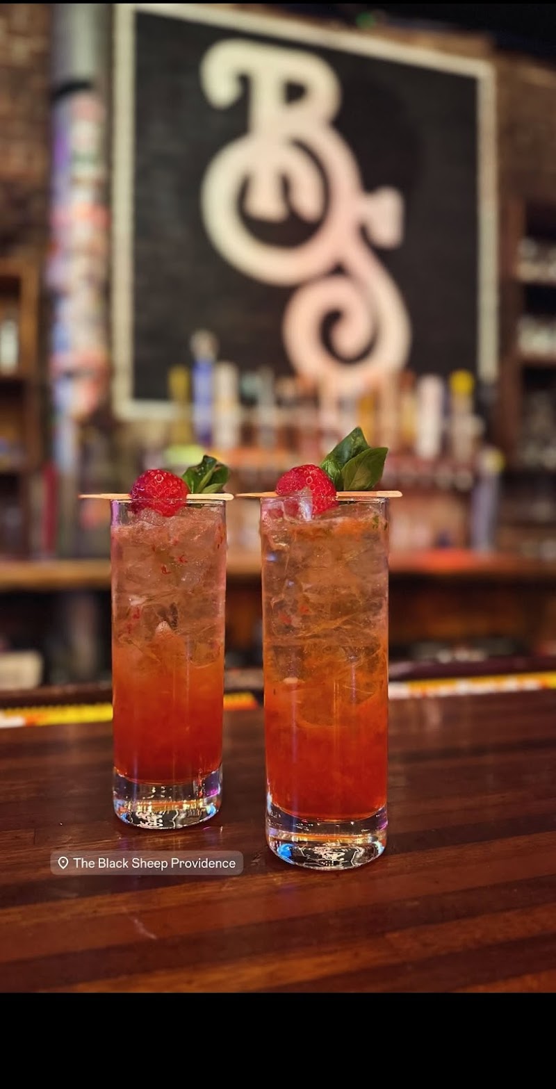 Crafted cocktails at the bar