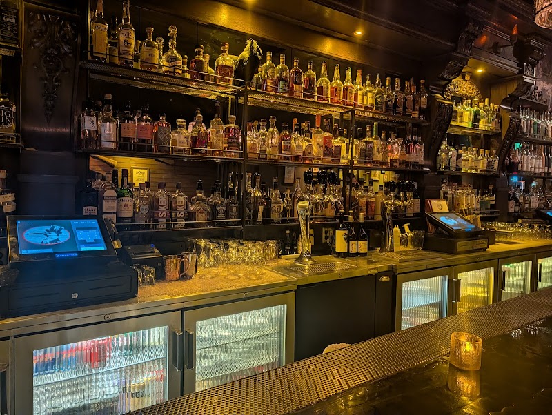 Well-stocked, serious bar