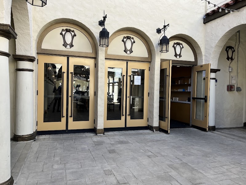 Arched doorways, courtyard entry
