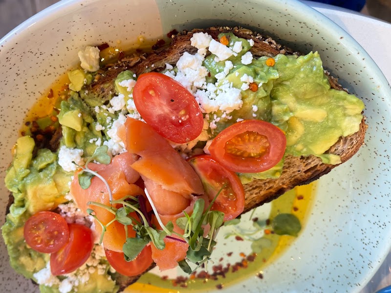 Fresh avocado toast spread
