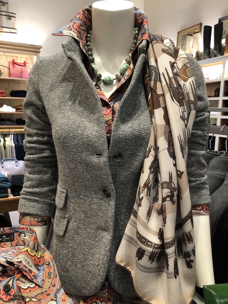 Herringbone blazer, styled layers