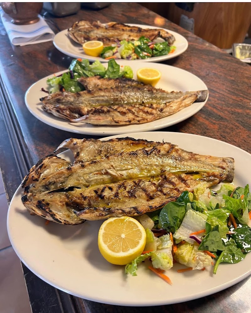 Chargrilled fish, ready to serve