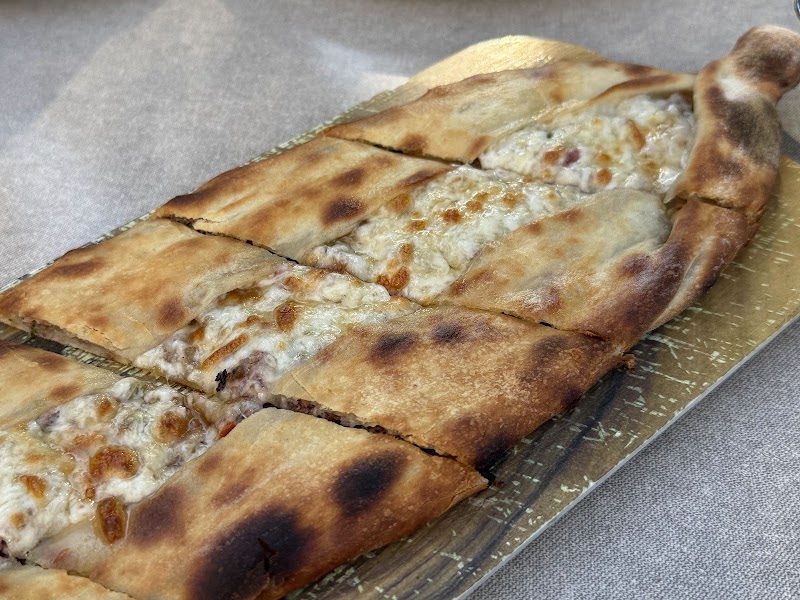 Cheese pide, fresh from oven