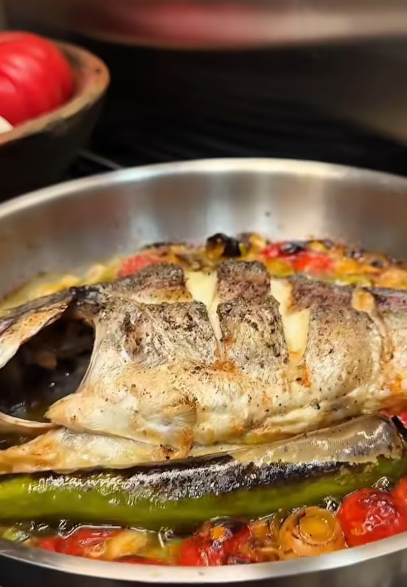 Whole fish, roasted to perfection