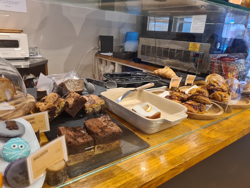 Fresh baked counter display