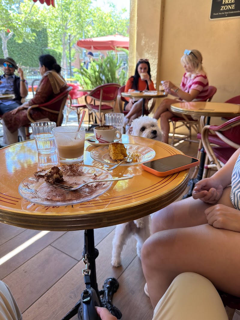 Relaxed café, coffee and cake