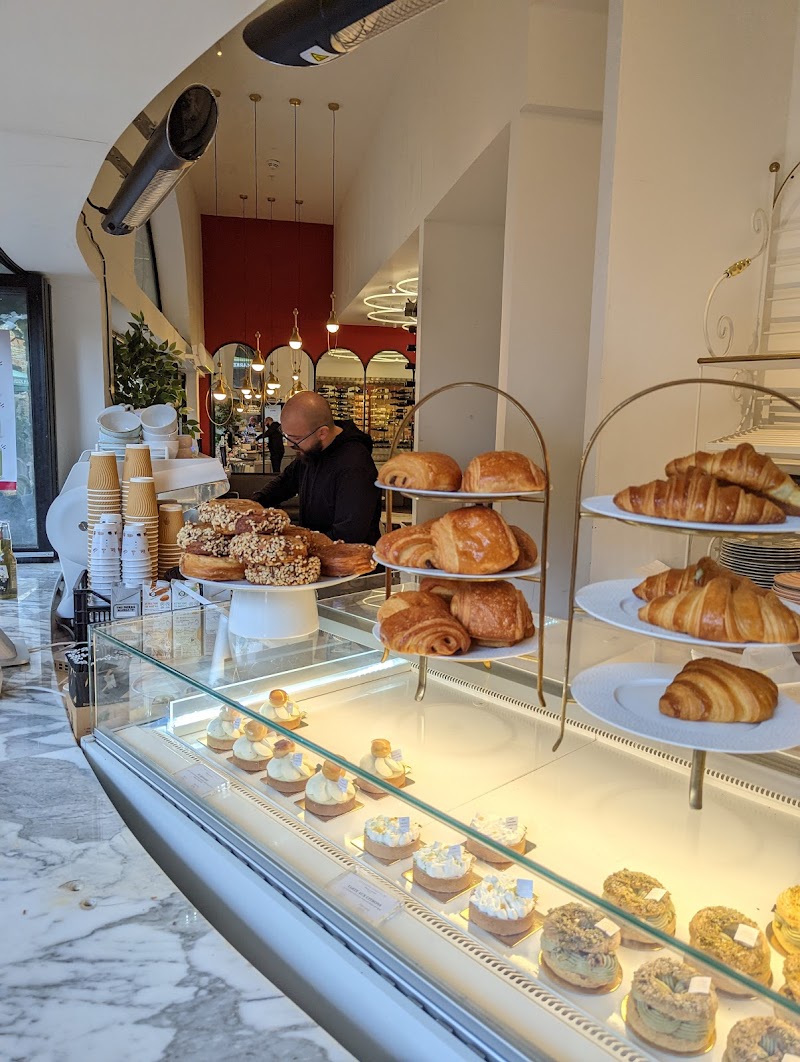 Fresh pastries and coffee