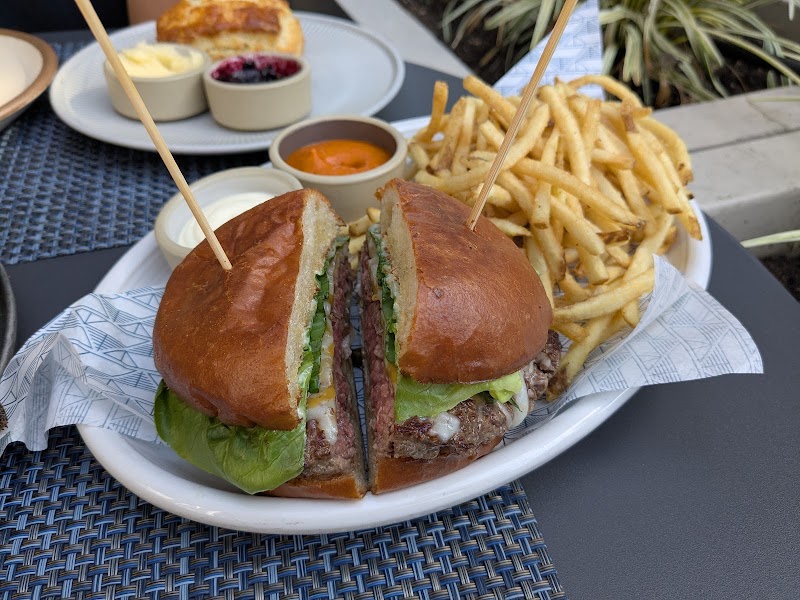 Classic burger, crispy fries