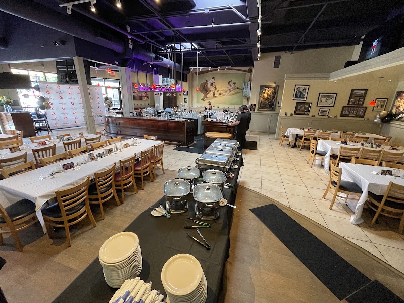 Event-ready dining room setup