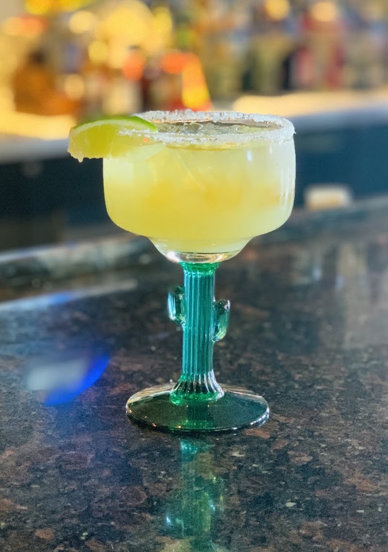 Handcrafted margarita, salted rim