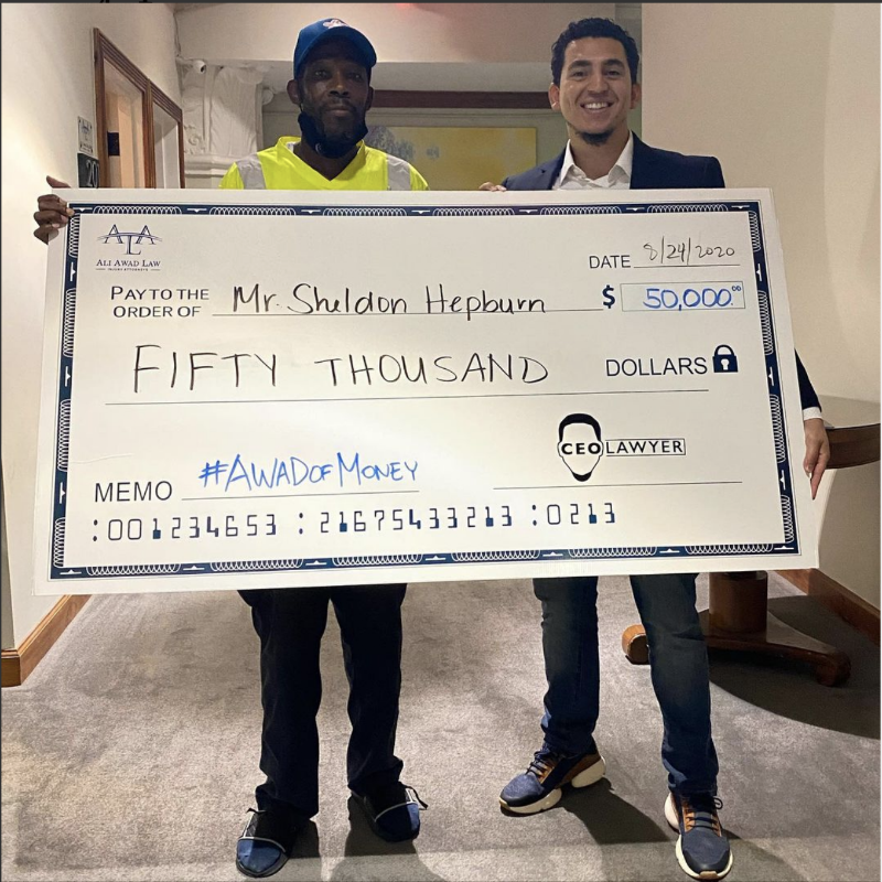 Client receives $50,000 settlement