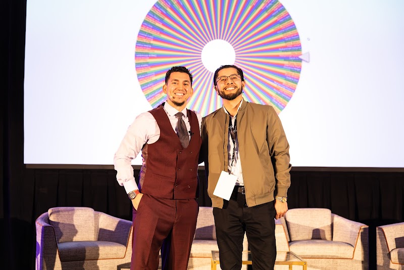 On stage, building connections