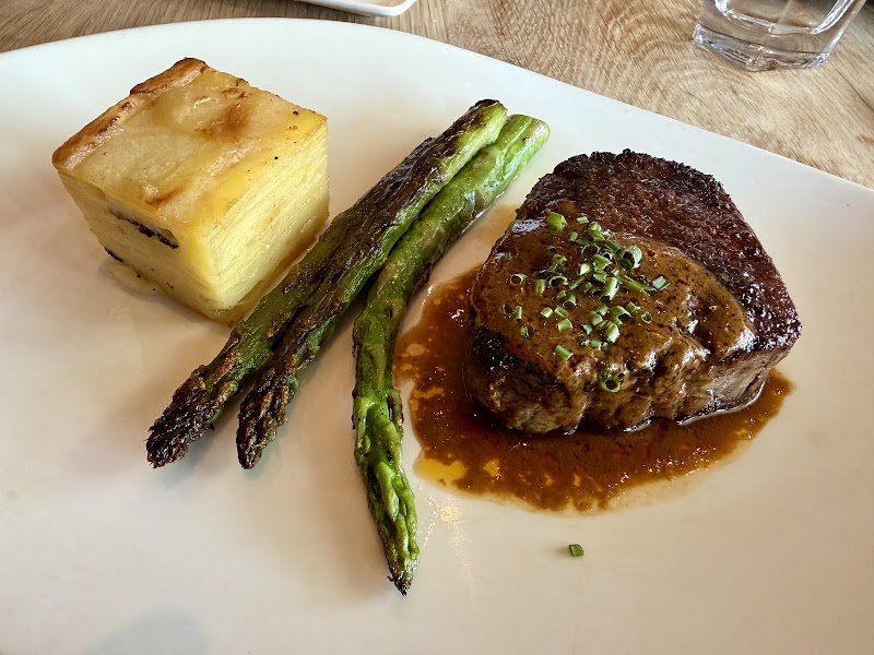 Filet mignon, perfectly presented