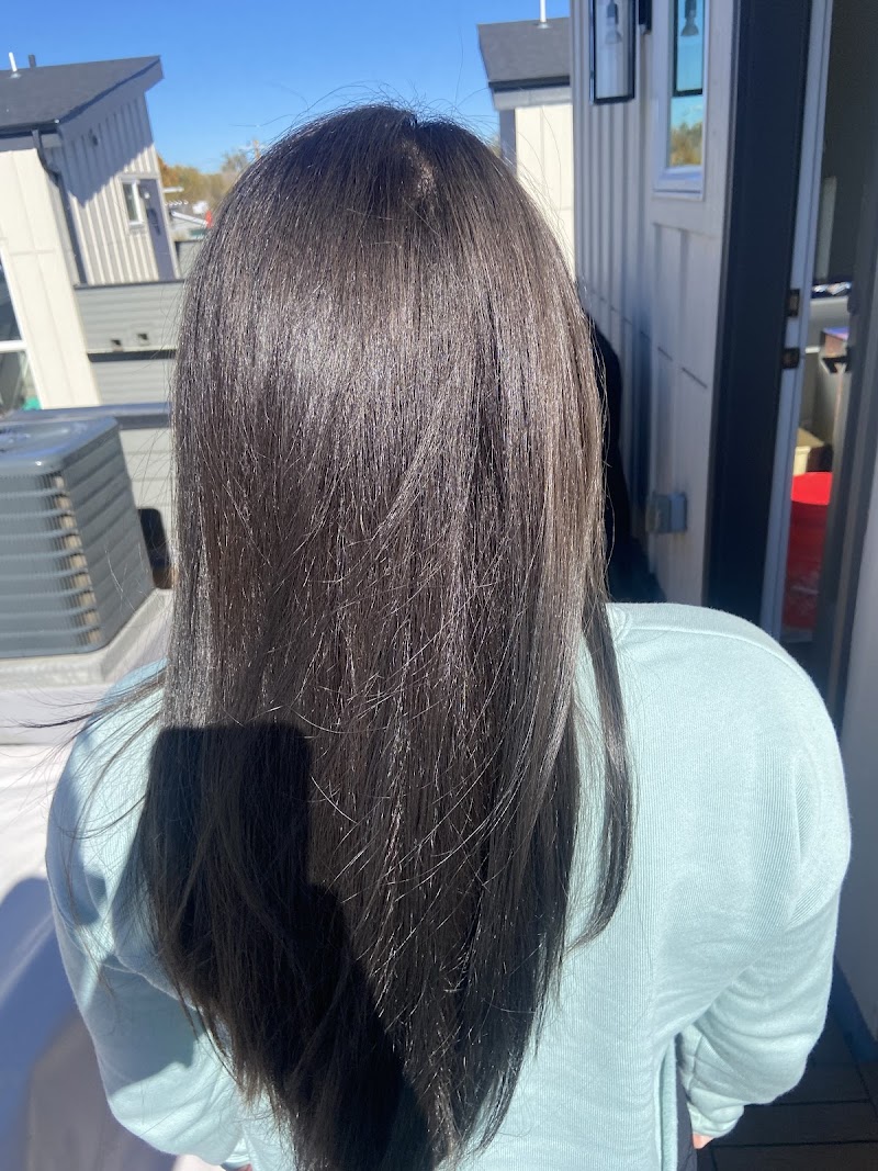 Sleek, long layered result