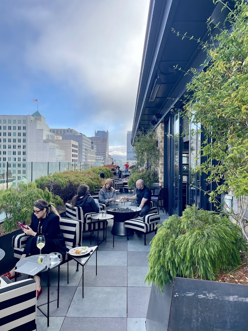 Open-air terrace, SF views