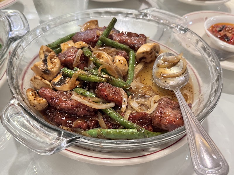 Sizzling beef with vegetables