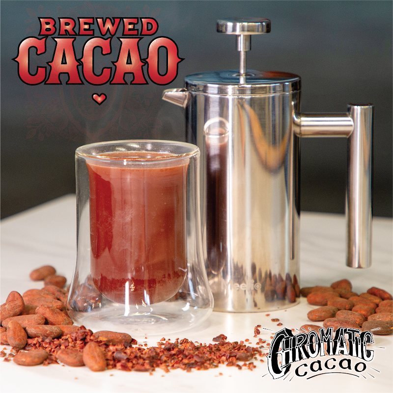 Brewed cacao press ready
