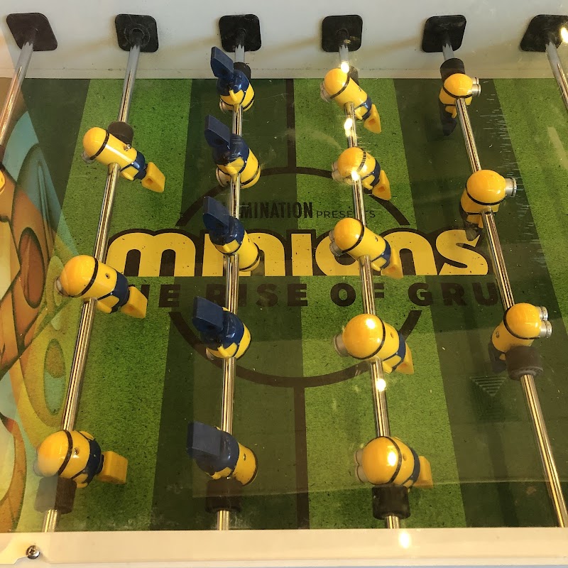 Movie-themed foosball table