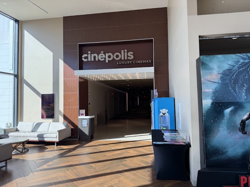Elegant luxury cinema entrance