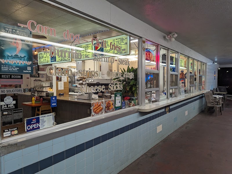 Classic walk-up order counter